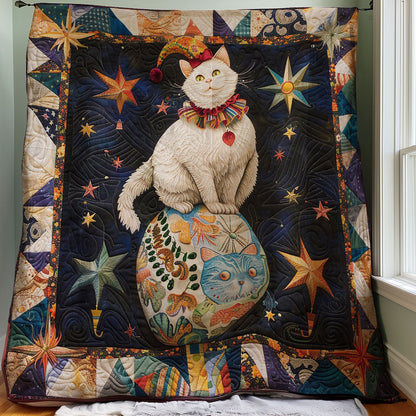 Clown Cat Parade WM1608012CL Quilt