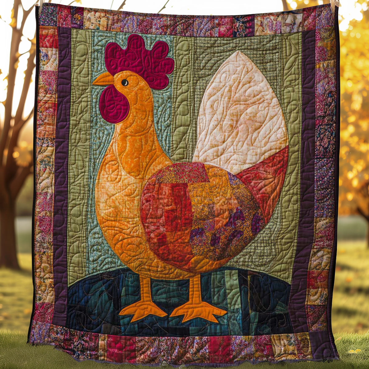 Color Chicken WN0208009CL Quilt