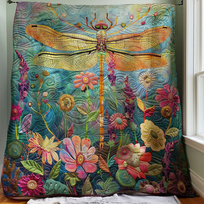 Color Large Dragonfly WM1008065CL Quilt