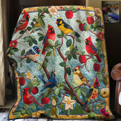 Colorful Bird And Tree SR2108040CL Quilt