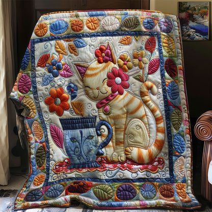 Colorful Happy Cat SR1508016CL Quilt