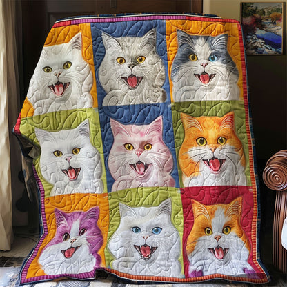 Colorful Happy Cat SR2608010CL Quilt