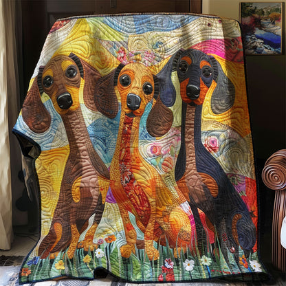 Comfy Dachshund WN2208050CL Quilt