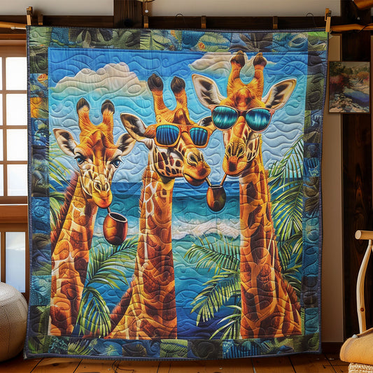 Cool Giraffe Trio Sr2608044CL Quilt