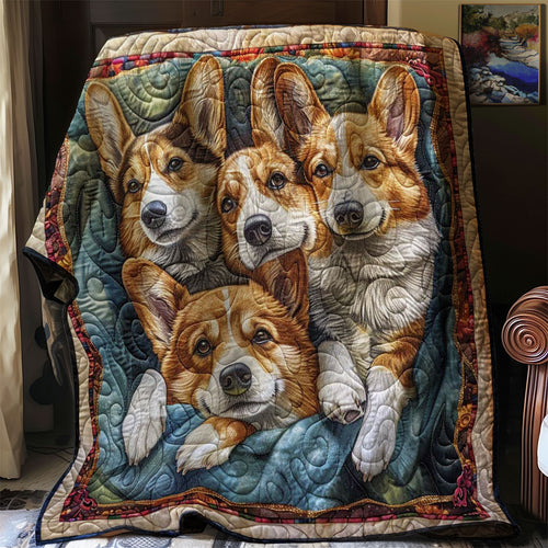 Corgi Cozy Nest WN2808056CL Quilt