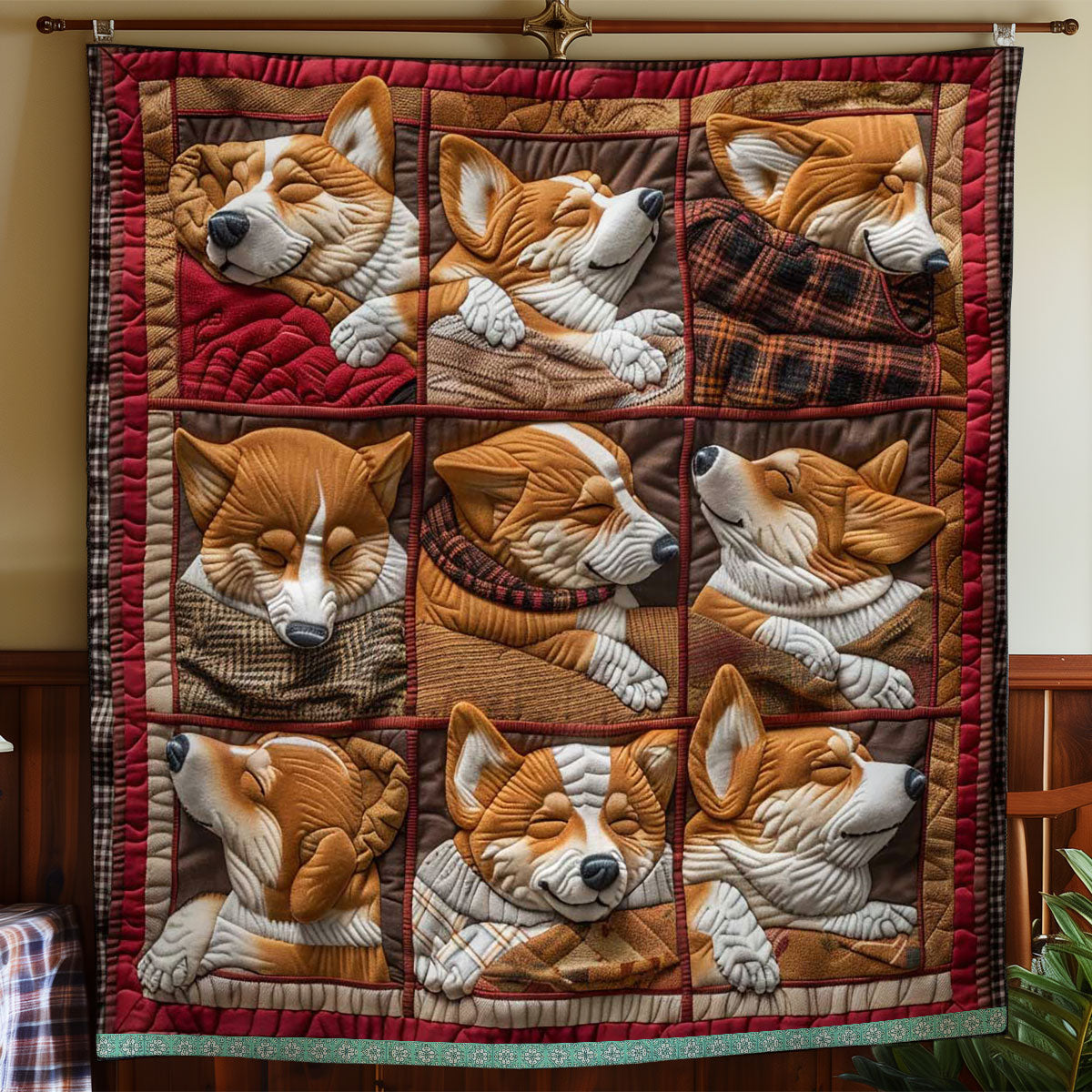 Corgi Nap Haven WN1209003CL Quilt