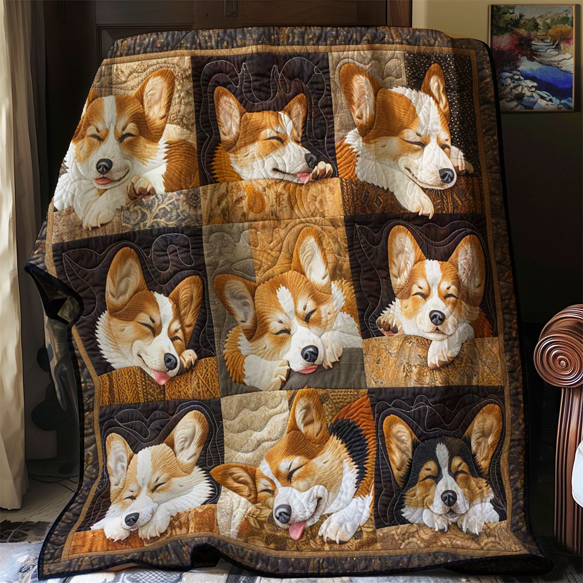 Corgi’s Comfort Zone WN2808106CL Quilt