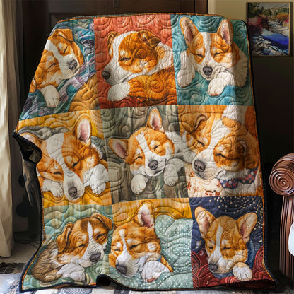 Corgi’s Cozy Dream WN2808104CL Quilt