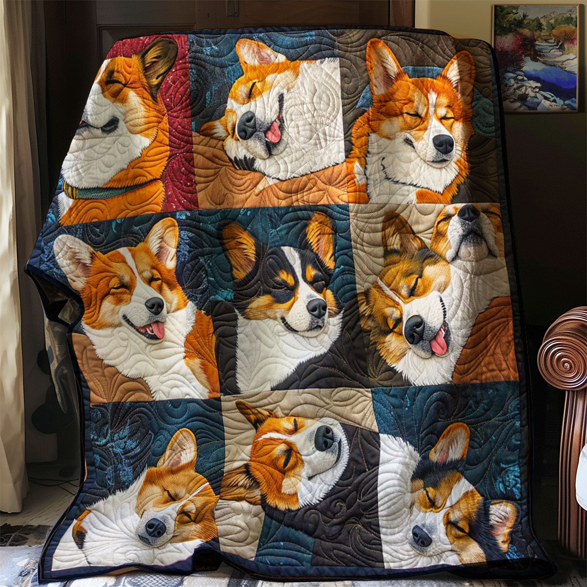 Corgi’s Furry Haven WN2808098CL Quilt