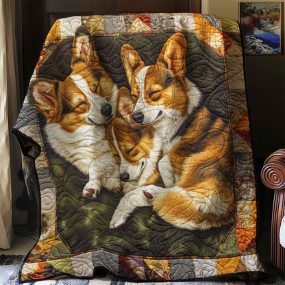 Corgi’s Plush Rest WN2808092CL Quilt