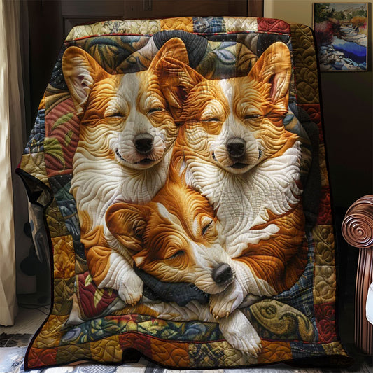 Corgi’s Restful Haven WN2808066CL Quilt