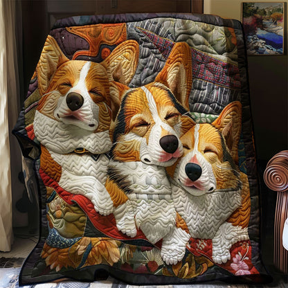 Corgi’s Restful Refuge WN2808061CL Quilt