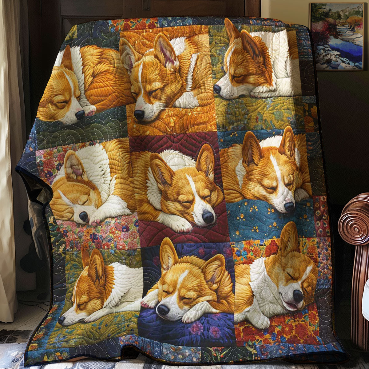 Corgi’s Soft Blissful WN2808103CL Quilt