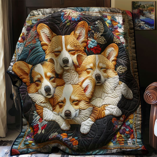 Corgi’s Soft Dream WN2808080CL Quilt