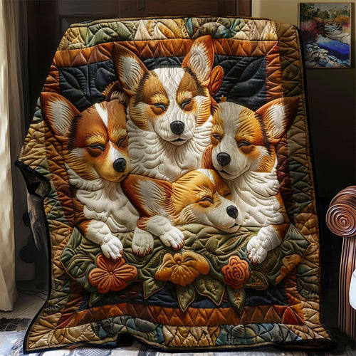 Corgi’s Soft Snuggle Spot WN2808088CL Quilt