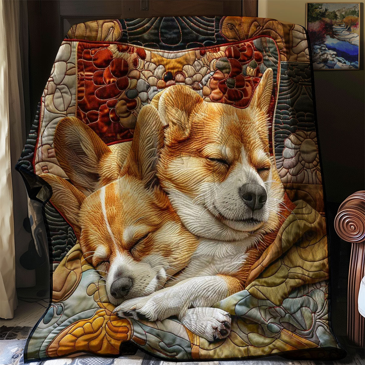 Corgi’s Soft Snuggle WN2808065CL Quilt