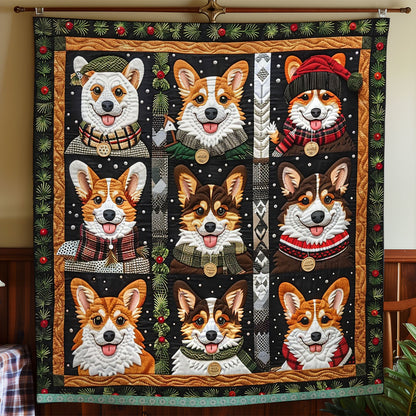 Corgis and Cozy Moments WN0909036CL Quilt