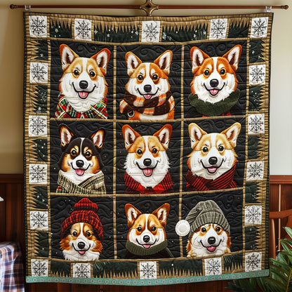Corgis’ Happy Hideaway WN0909035CL Quilt