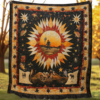 Cowboy Sun WN0108053CL Quilt