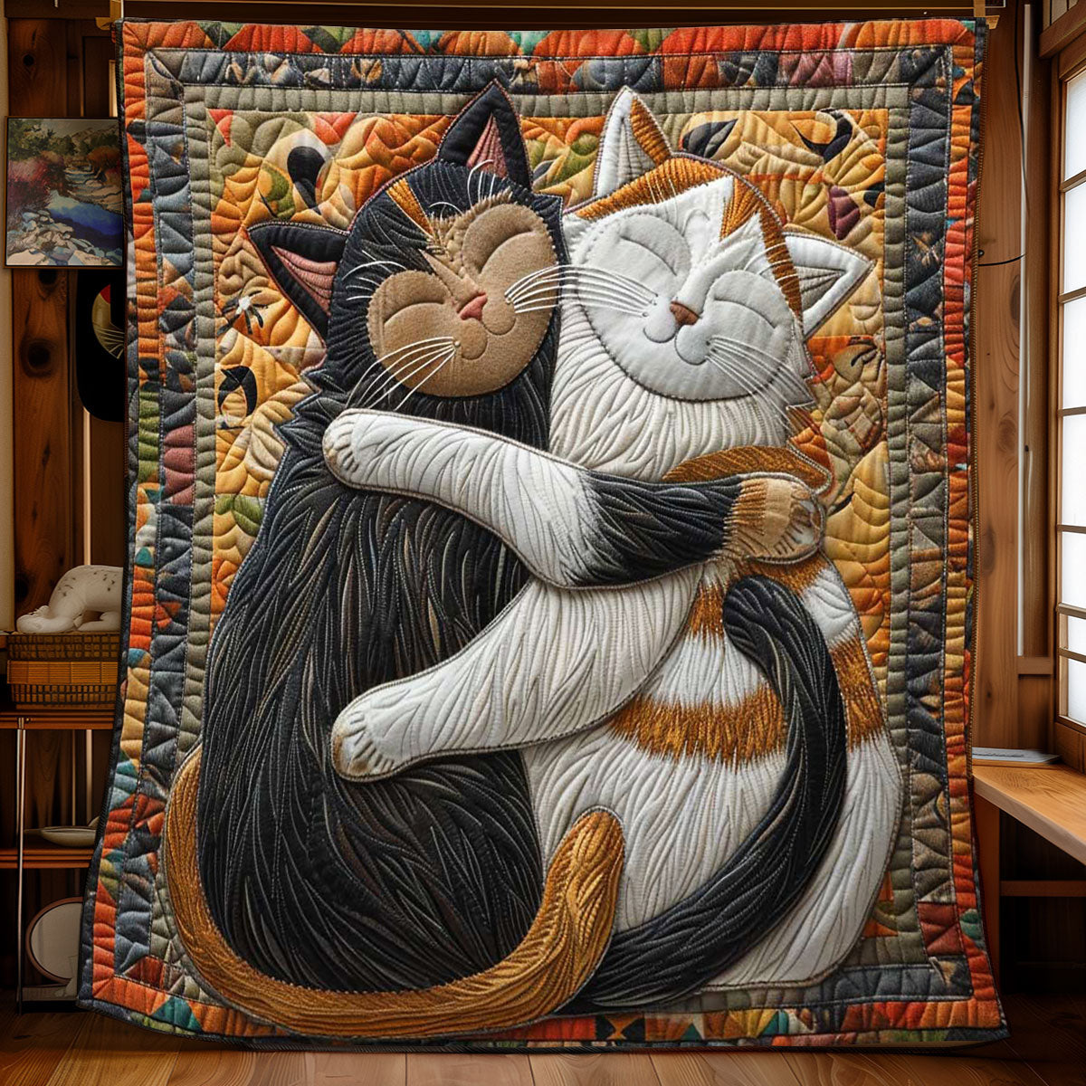 Cozy Cats WN1508001CL Quilt