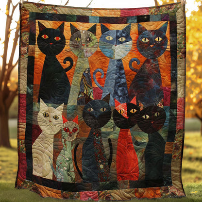 Cozy Cats WN3007047CL Quilt