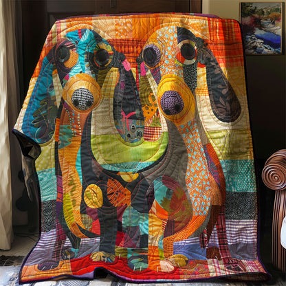 Cozy Dachshund WN2208048CL Quilt