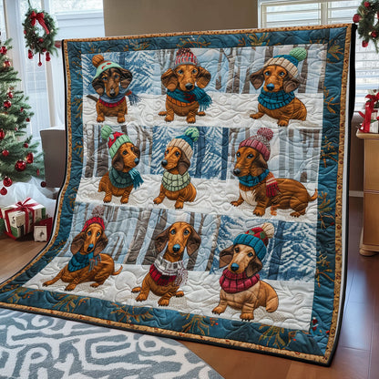 Cozy Dachshunds SR2308004CL Quilt