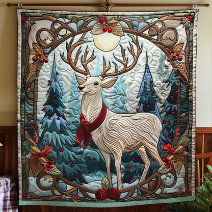 Cozy Deer In The Woods WN0909067CL Quilt