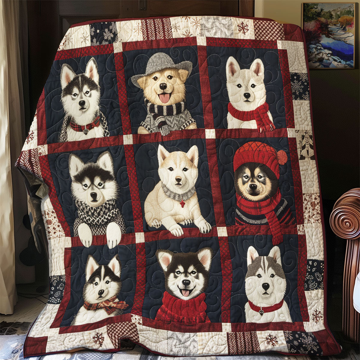 Cozy Husky SR1608016CL Quilt