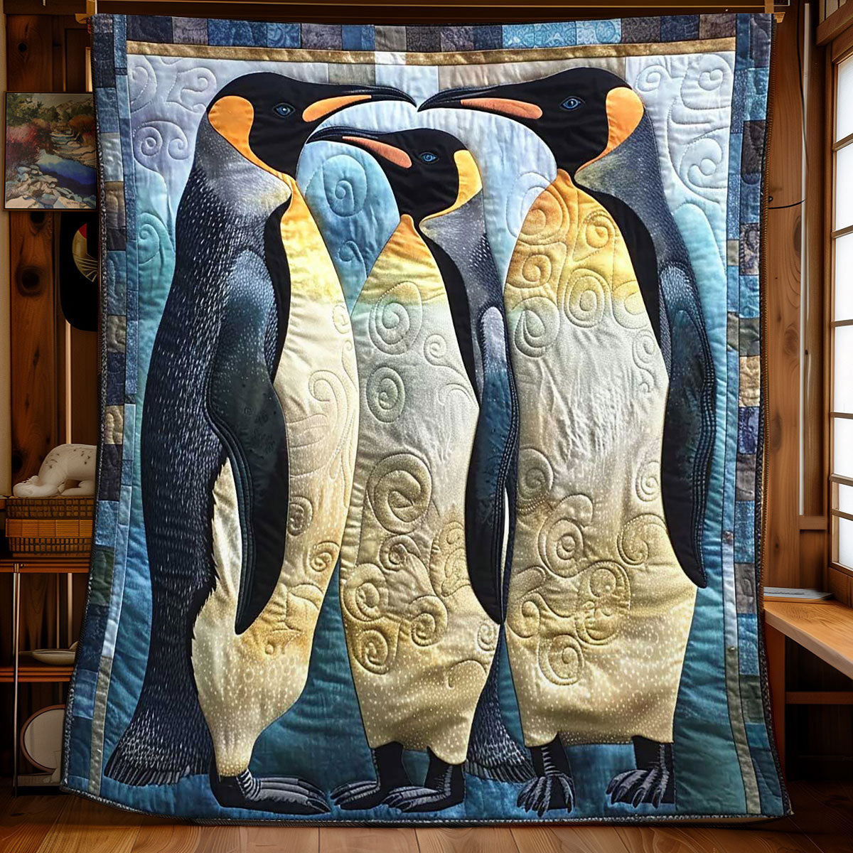Cozy Penguin WN1608019CL Quilt