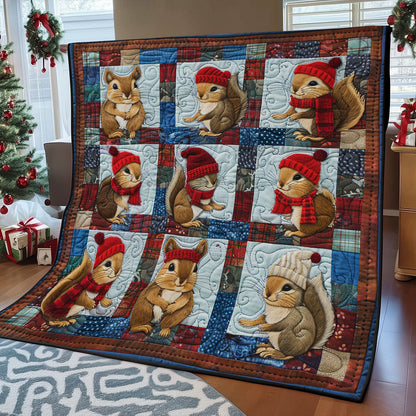 Cozy Squirrel SR2108006CL Quilt