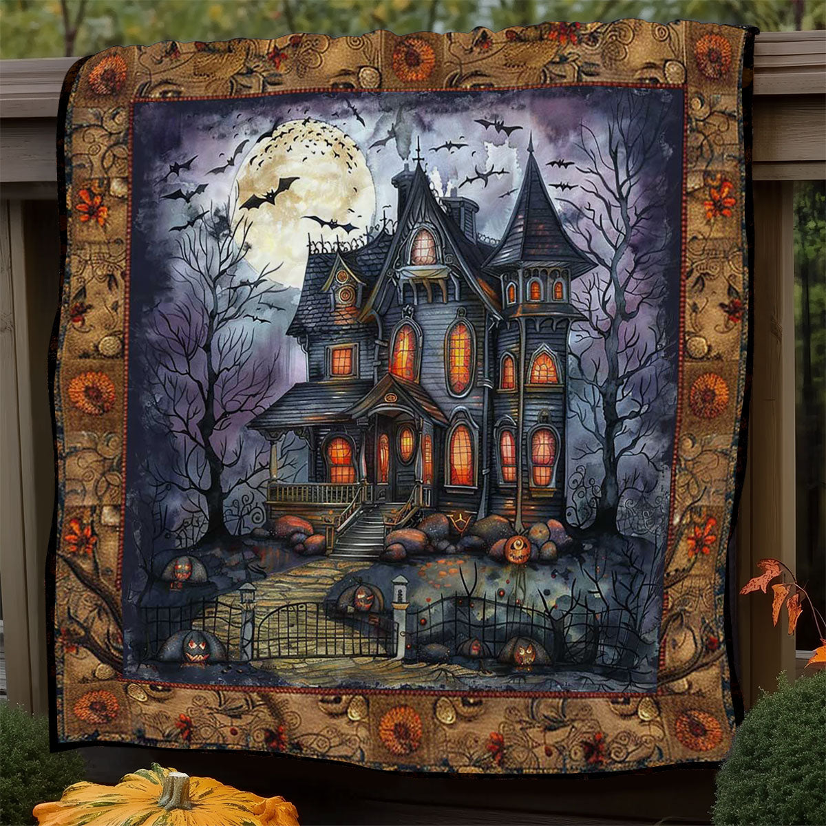 Creepy Castle of Spirits WN1908092CL Quilt
