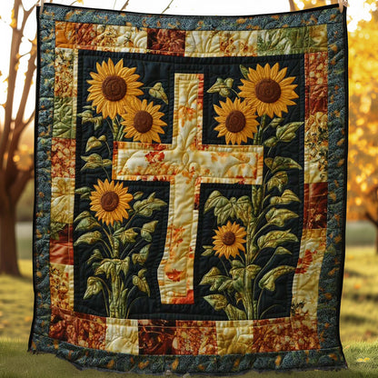 Cross & Sunflowers WN0208046CL Quilt