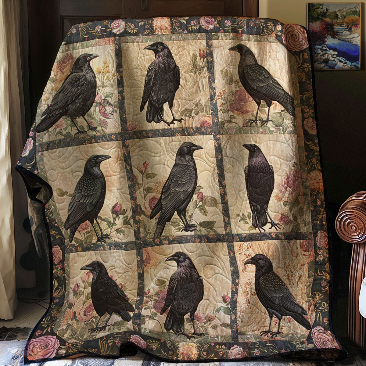 Crow Petal Garden WN2108158CL Quilt