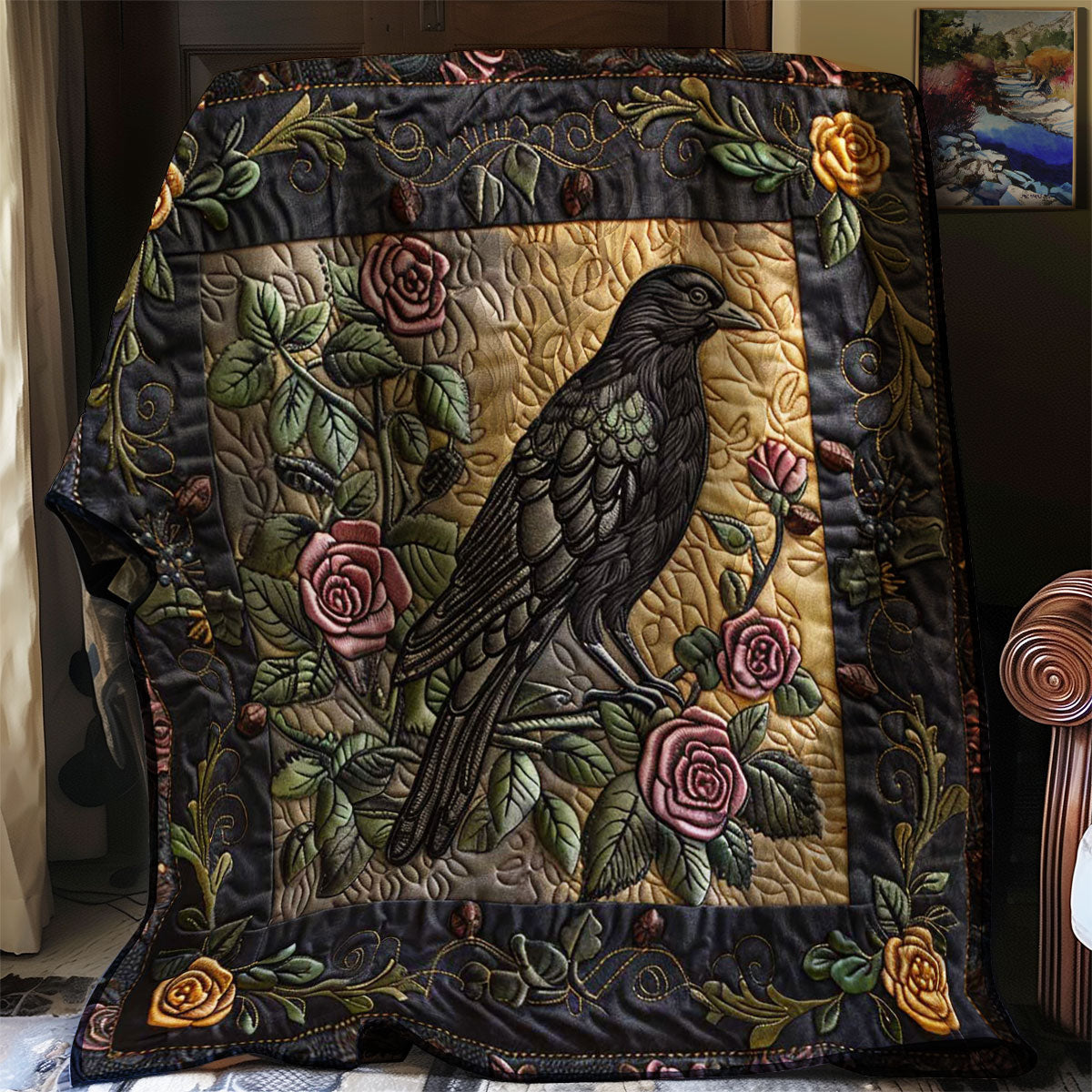 Crow Rose Bloom WN2108153CL Quilt