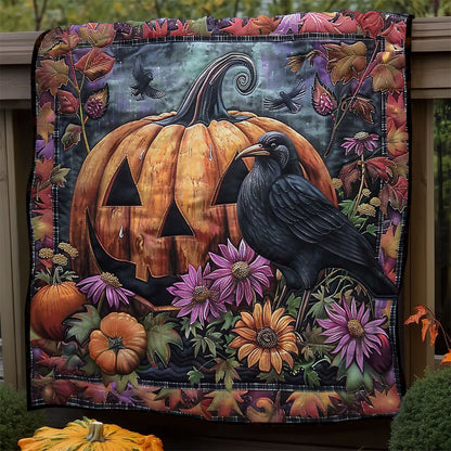 Crow's Pumpkin Perch WN1908073CL Quilt