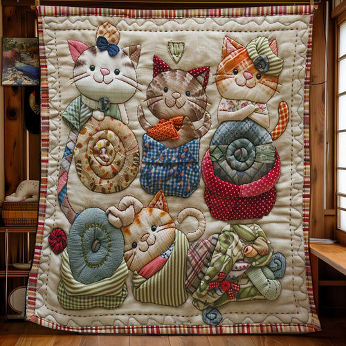 Cuddle Cats WN0908136CL Quilt