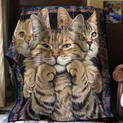 Cuddle Cats WN2208008CL Quilt