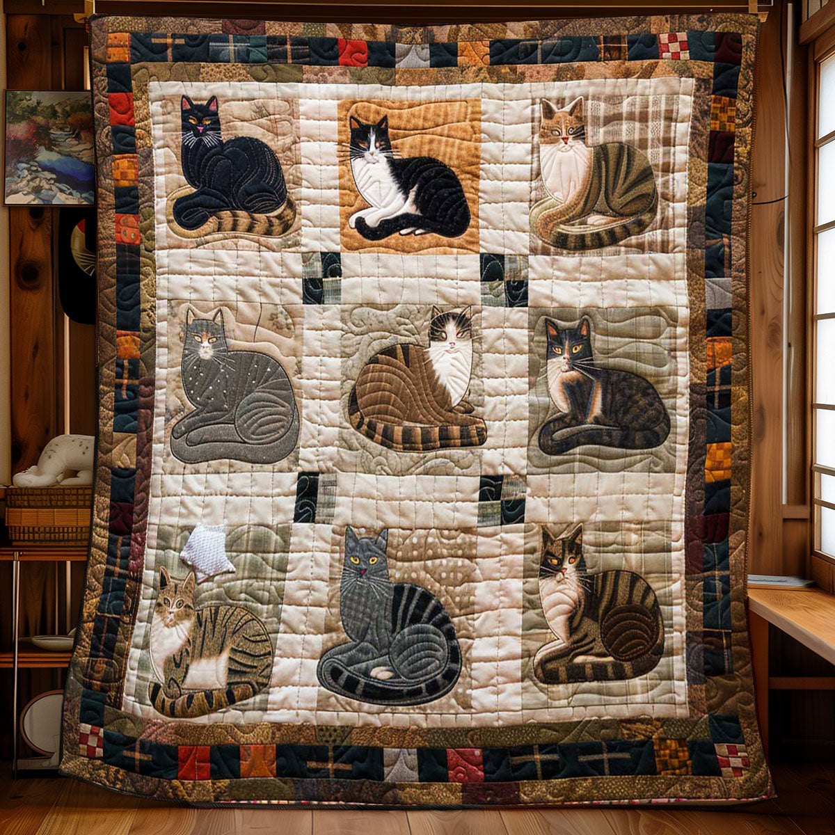 Cute Cat WN0908059CL Quilt