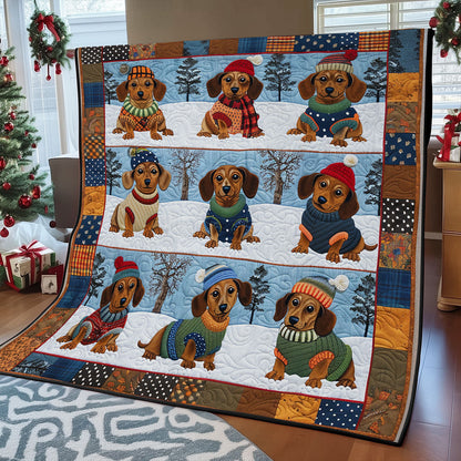 Cute Dachshunds SR2308003CL Quilt