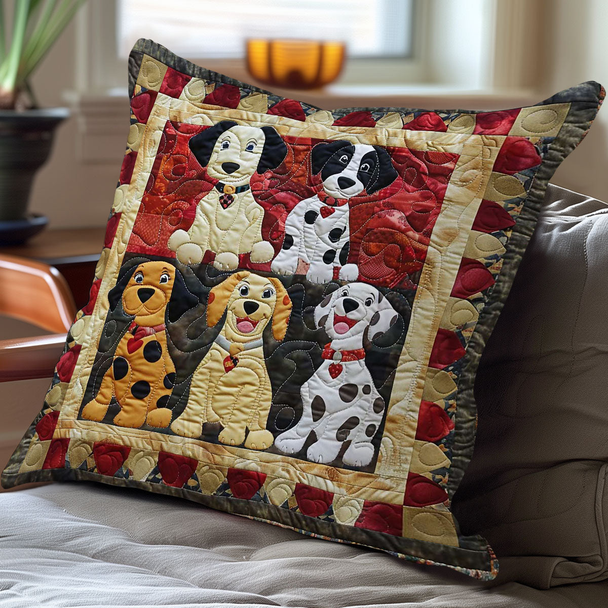 Cute Puppy Dalmatians WN2907058CL Pillow Case