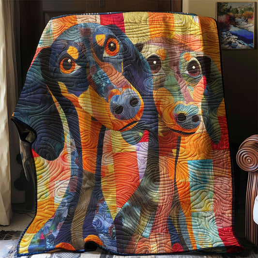 Dachshund Delight WN2208051CL Quilt