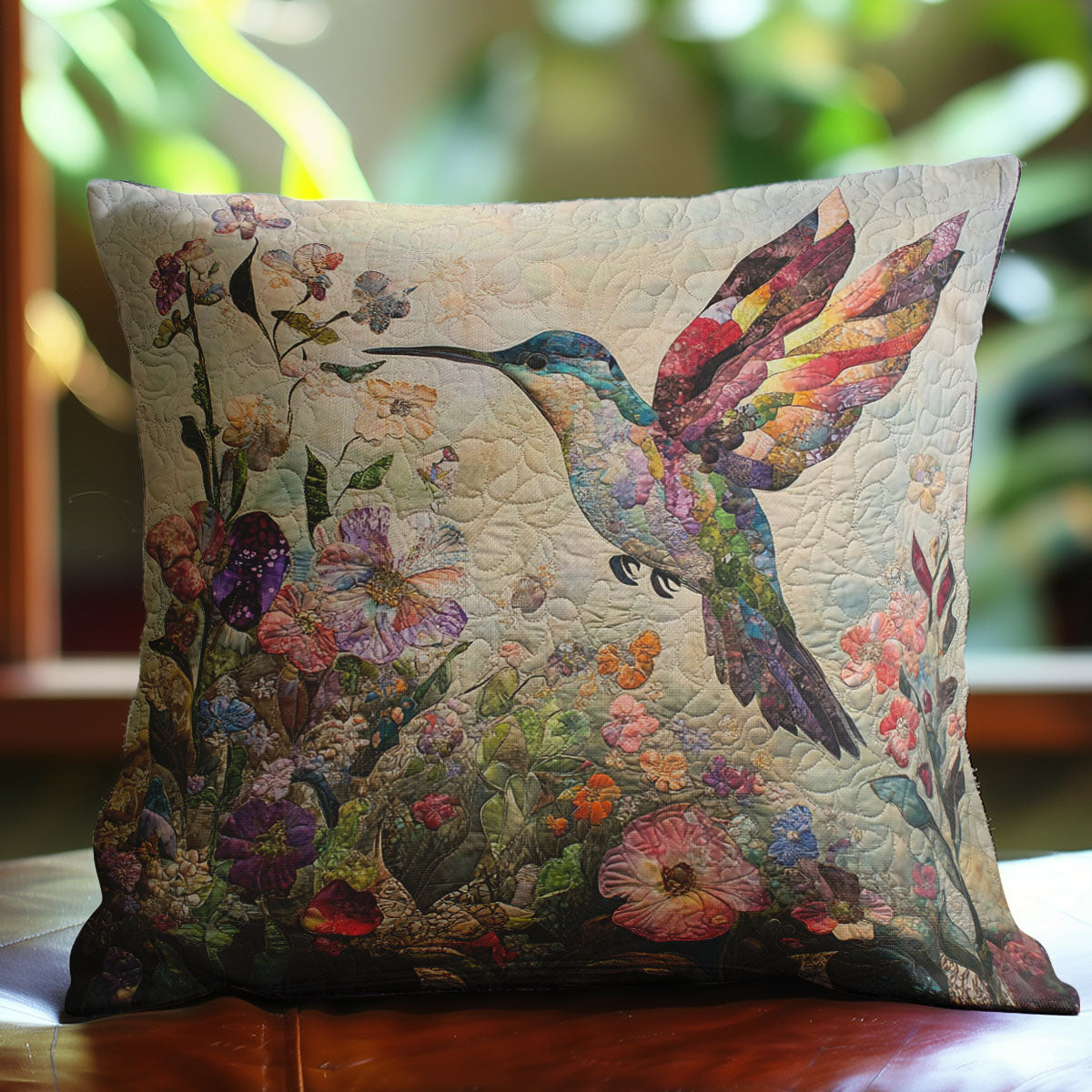 Daisy Hummingbirds WM0608135CL Quilt Pillow Case