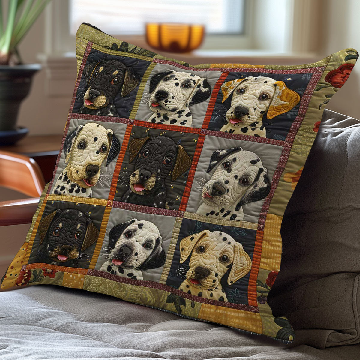 Dalmatian Cozy WN2907060CL Pillow Case