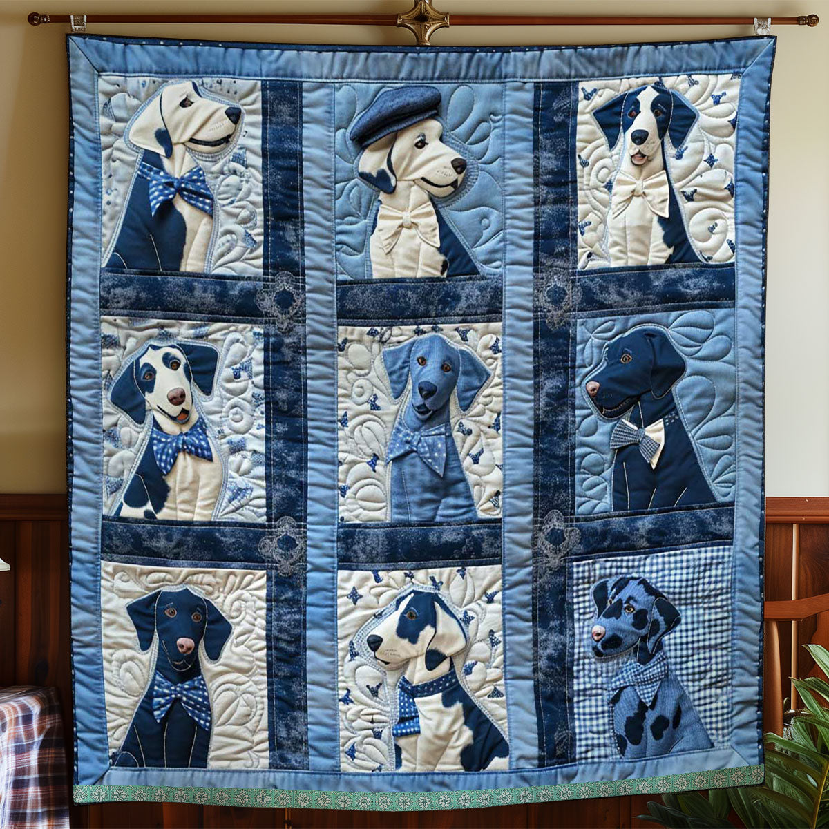 Dalmatian Happy Spots WN1209014CL Quilt