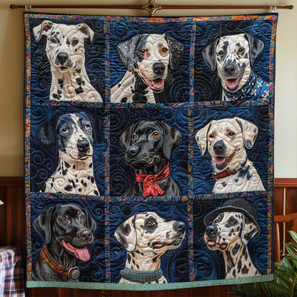 Dalmatian Lively Snuggle WN1209018CL Quilt