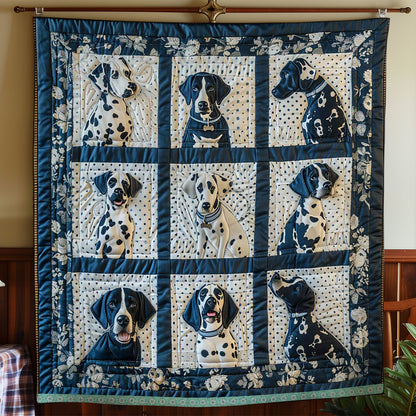 Dalmatian Smiles WN1209016CL Quilt