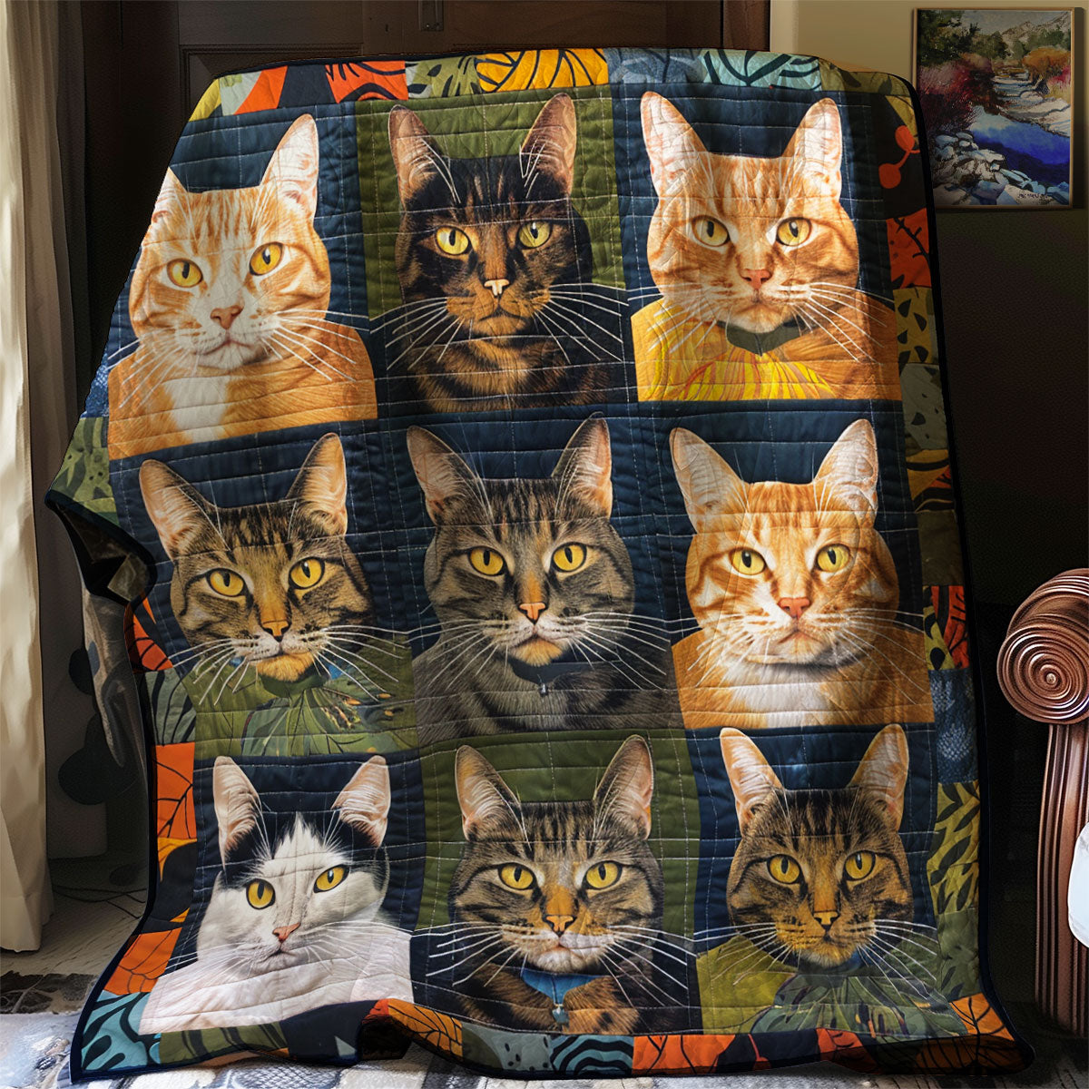Darling Cats WN2208027CL Quilt