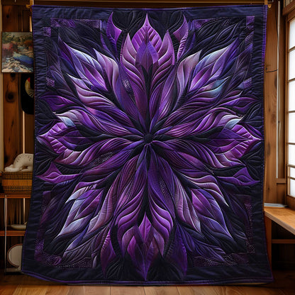 Delicate Purple Flower WN1508102CL Quilt