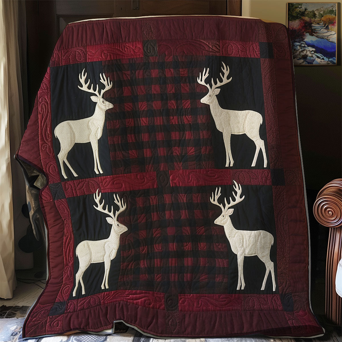 Delight Deer SR2108012CL Quilt